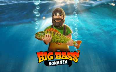 Big Bass Bonanza van Pragmatic Play: aquatische slot met kleurrijke vissen en visser, populair in Belgische casino’s