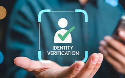 Voorbeeld van verplicht verificatiescherm op een legaal online casino in België.