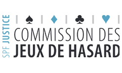 Logo Commission des jeux de hasard Belgique