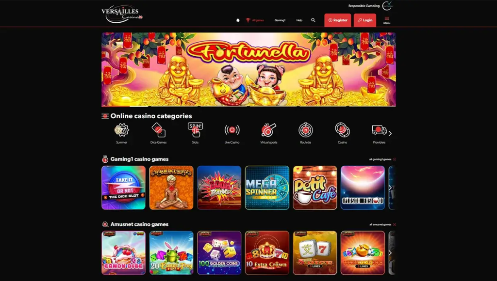 Plongez dans l’univers de Versailles Casino : jeux de dés, machines à sous, live casino et bonus exclusifs, le tout sous licence officielle en Belgique.