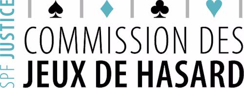 Logo officiel de la Commission des jeux de hasard belge (CJH)